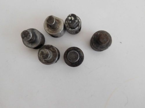 Lot of 6 hurst shift rod adjust buttons. 3/8 x 24 thread