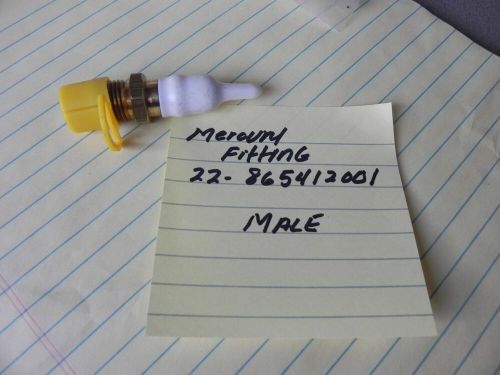 Mercruiser stern drive fitting p# 22-865412001 male  nice