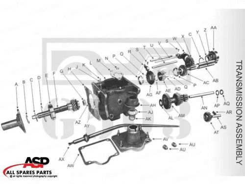 Complete transmission overhaul kit for t-90 a fits willys jeep cj2a/3a/b m38 ++