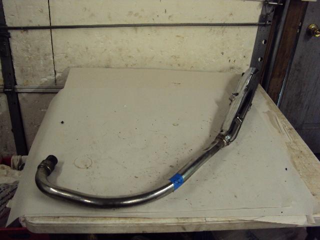 Honda cb 750 cb750 hm300 ko sandcast  left inner exhaust pipe