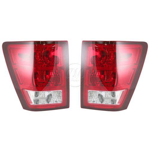 05-06 jeep grand cherokee taillights taillamps brake light lamp pair set rear