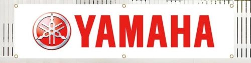 Yamaha workshop/mancave advertising fan banner