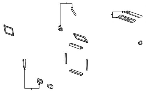 Genuine gm air conditioning evaporator case seal kit 92229745