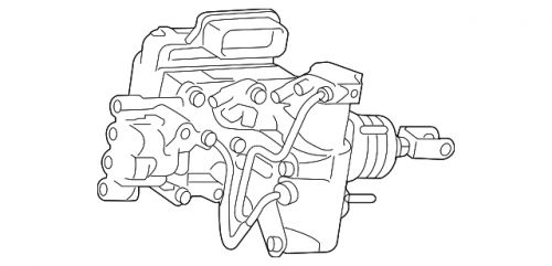 Genuine toyota prius plug-in brake master cylinder abs actuator 47050-47340