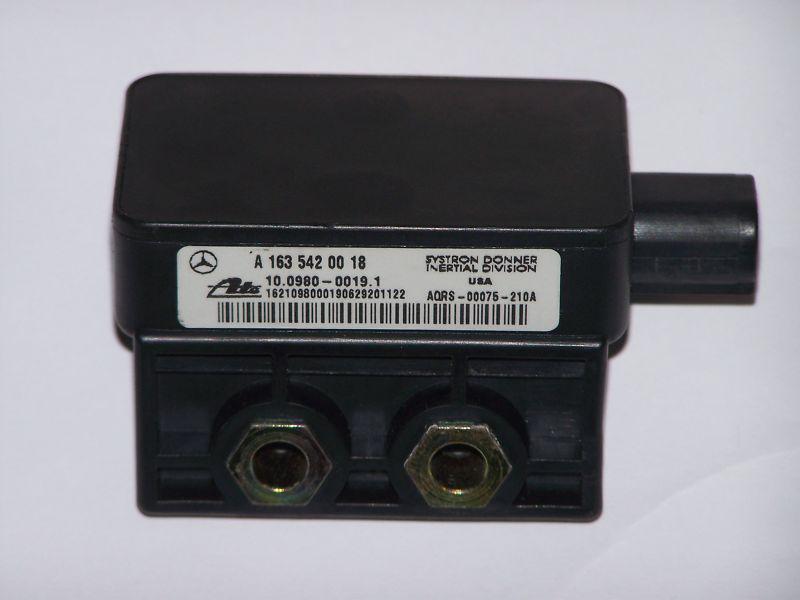 98-01 mercedes ml320 ml500 ml55 yaw bas esp turn rate sensor a 163 542 00 18 