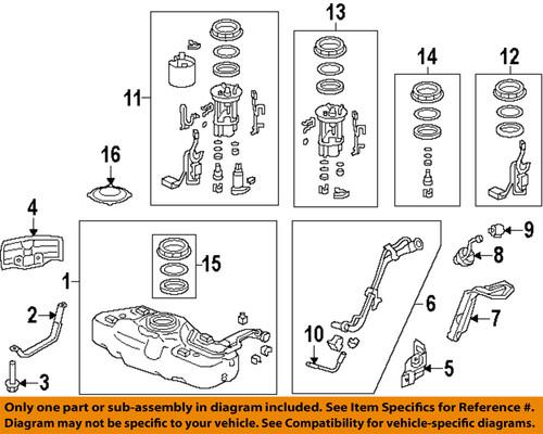 Acura oem 91594s1ae01 fuel system-fuel cap clip