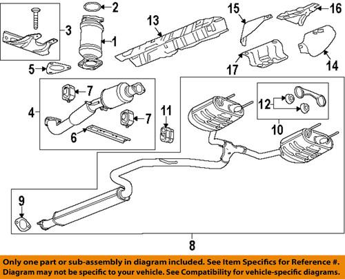 Buick gm oem 13247824 exhaust-heat shield