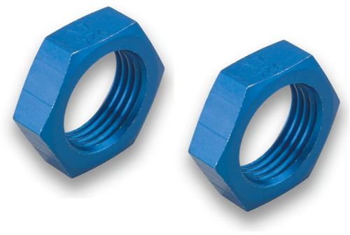 Earl&#039;s 592406erl bulkhead fitting nut, -6 an, alum., pair @ speed tech