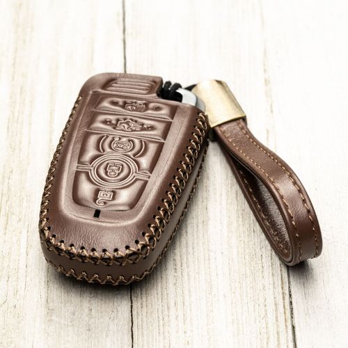 Vitodeco superior leather key fob case for 2020 - 2025 lincoln (5-button)