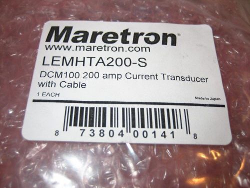 Maretron lemhta200-s dcm100 200 amp current transducer w/cable - *new*