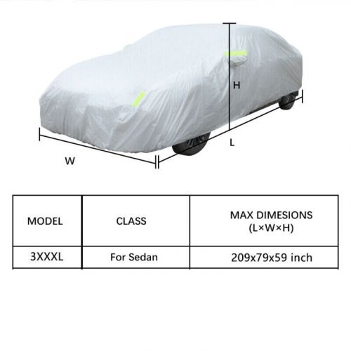 Full car cover outdoor waterproof sun all weather protection for buick lacrosse