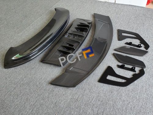 For porsche 911 992 carrera real carbon fiber rear trunk spoiler wing gt3 style