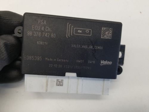 2021 peugeot partner berlingo parking aid control module ecu oem 9837674280