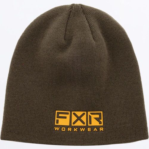 Fxr racing impact mens lightweight snowmobile bronze/gold beanie - one size