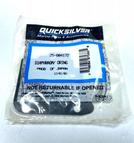 -new- quicksilver 25-804172 , diaphragm / o-ring , oem - 2 pack