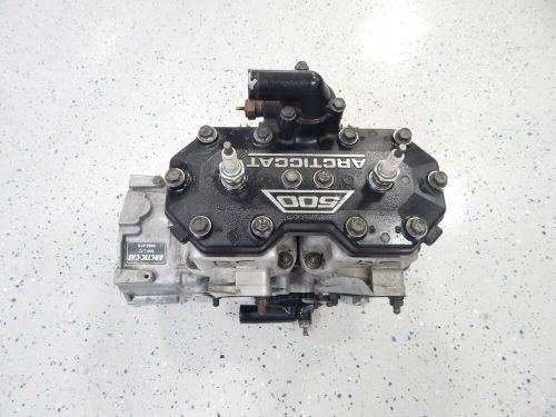 Arctic cat snowmobile 1998 zr 500 carb short block engine/motor 0662-255