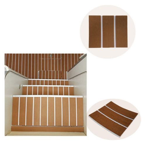 Eva foam teak yacht boat decking pad sheet marine flooring mat pad self-adhesive