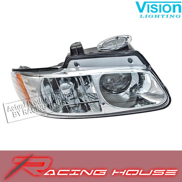 Right passenger side headlight kit unit 1996-1999 chrysler town & country