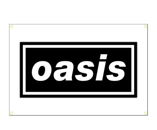 Oasis concert advertising fan flag/banner