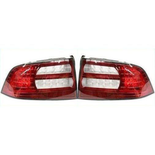 Tail light brake lamp lens/housng rear pair set driver passenger side left+right