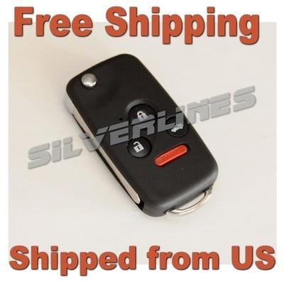 2003 2007 honda accord flip key stylish remote  fob remote 4 buttons -  hr4f