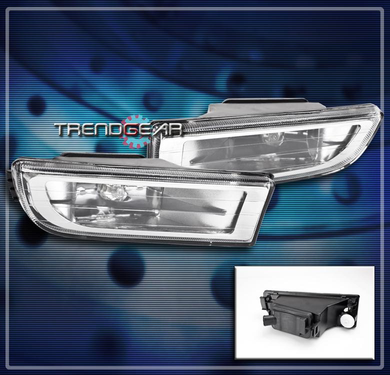 95 96 97 98 99 00 01 bmw e38 7-series bumper driving fog lights lamp clear lens