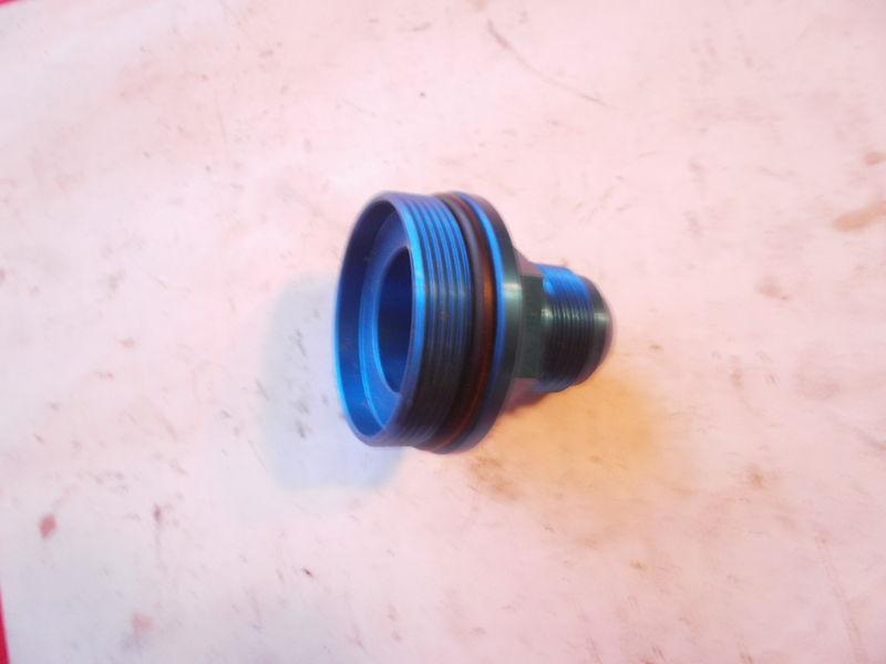 Fuel filter end fitting 12an wissota imca ump nascar asa arca nhra ihra