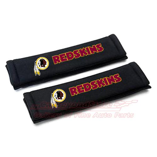 Nfl washington redskins seat belt shoulder pads, pair, licensed + free gift