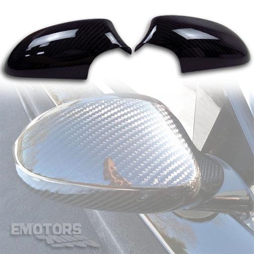 Carbon fiber bmw 1-series e82 e87 1 pair rear view side mirror cover 04-07 Ω