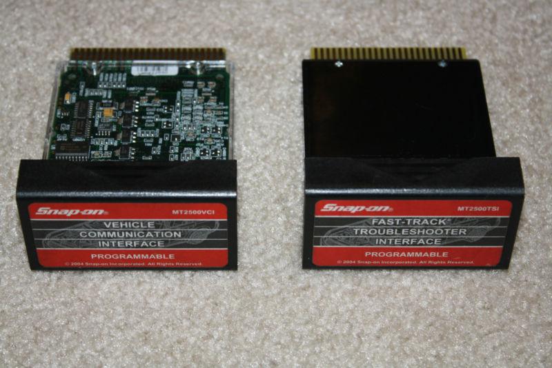 Snap-on 2007 programmable v7.2 vci & tsi cartridge set primary & troubleshooter