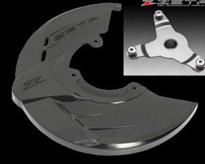 Zeta front brake disc guard black 2008-2013 klx250 klx 250 (ze52-1270)