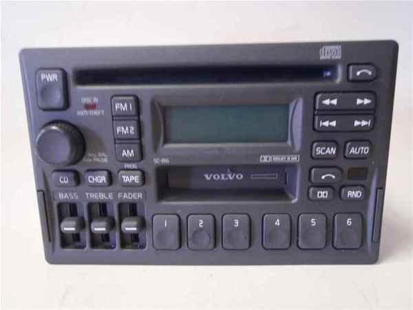 2000 volvo 40 70 cd disc cassette player radio oem lkq