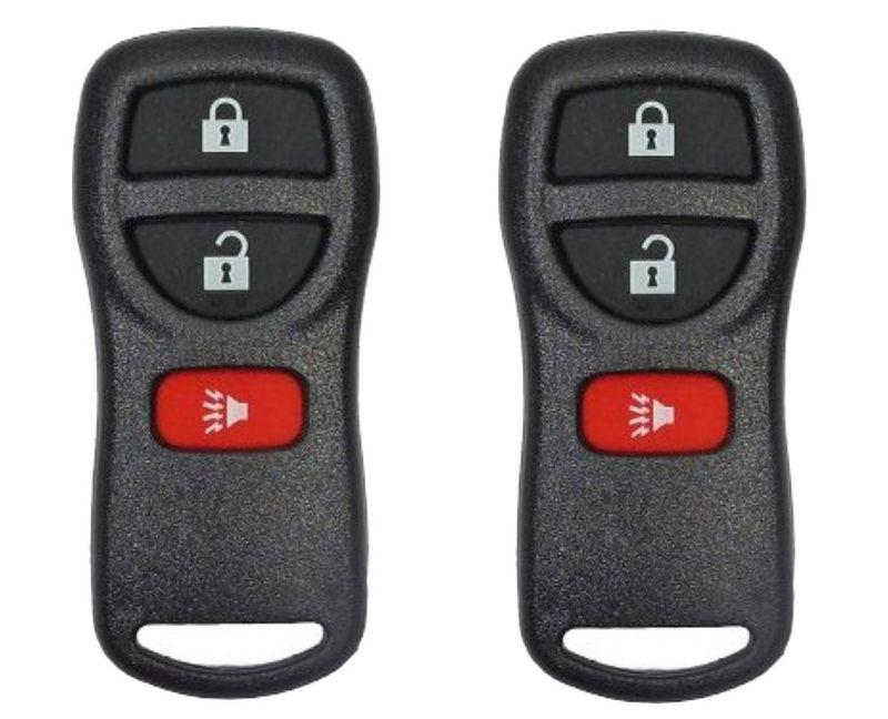 New pair nissan 3 button keyless entry remote key fob clicker transmitter alarm