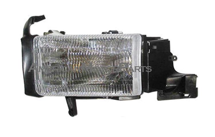 Eagleeye pair replacement headlight w/o cornering lamp 94-02 dodge ram