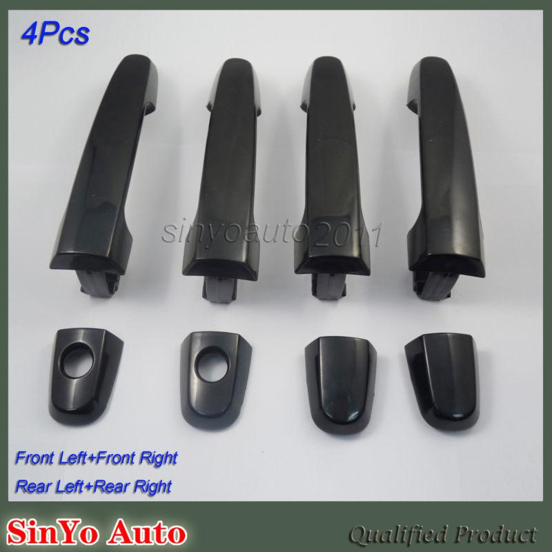 New outside door handle front rear left right smooth black fit for toyota scion 