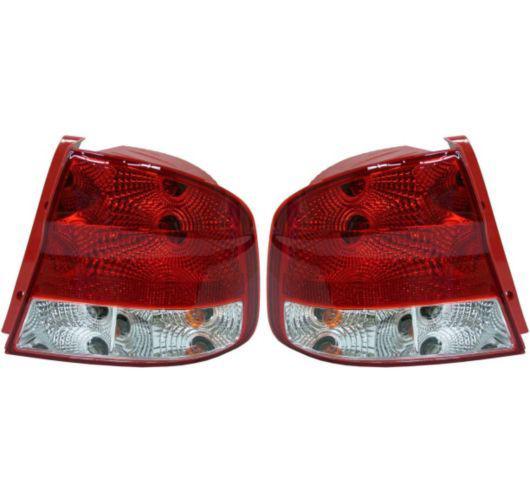 04-08 chevy aveo aveo5 red clear led brake lamp tail lights