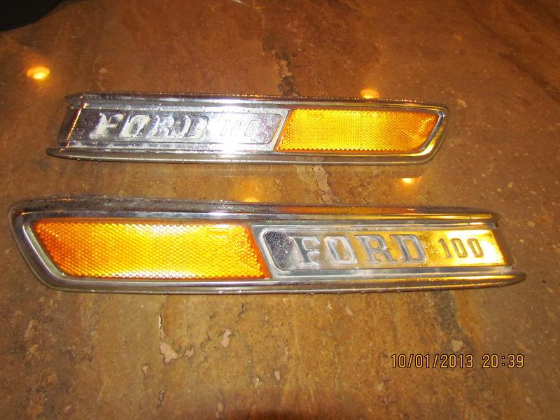 Ford f100 pickup truck hood emblems decals 68 69 70 71 72