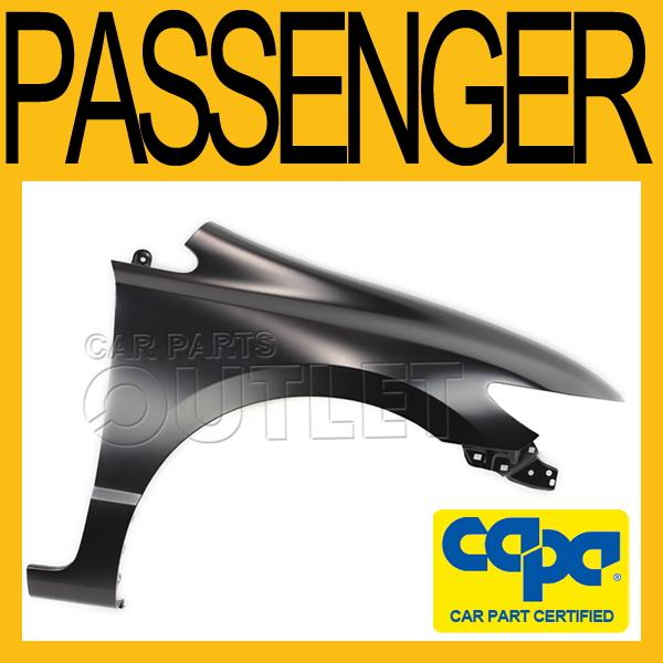 2006-2011 honda civic passenger side fender primered steel capa 2dr coupe right