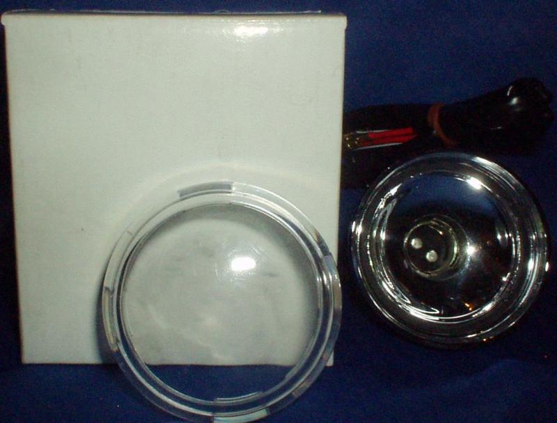 Bn biker's choice bullet turn signal front dual filament clear lens part #162392