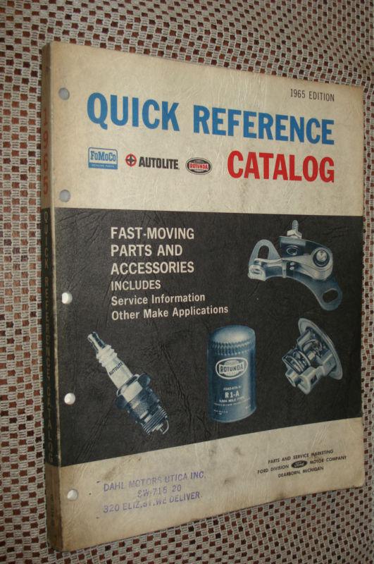 1949-1965 ford fast moving parts catalog original fomoco book !