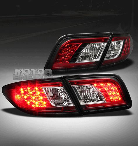 2003-2008 mazda 6 4dr/5dr led altezza tail lights lamp black 2004 2005 2006 2007