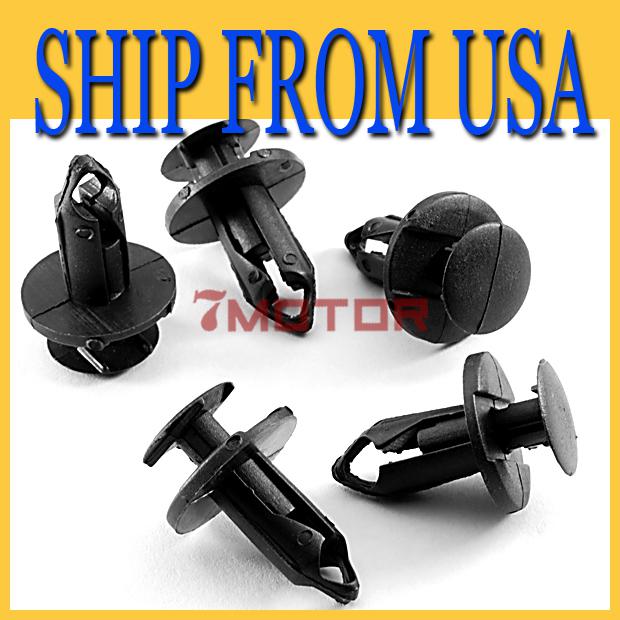 Us hot 40 pcs 8mm for suzuki brute force fender clip z499 vinson ltr450 warranty