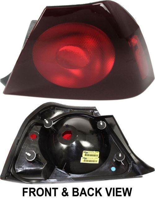 Capa tail light brake lamp rear lens & housing passenger's right side rh