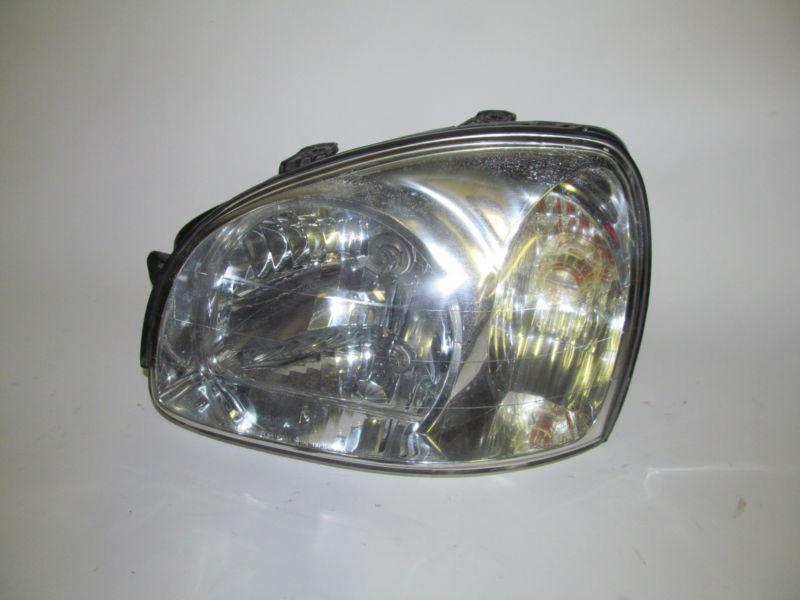 04 05 06 hyundai santa fe oem left headlight nice!