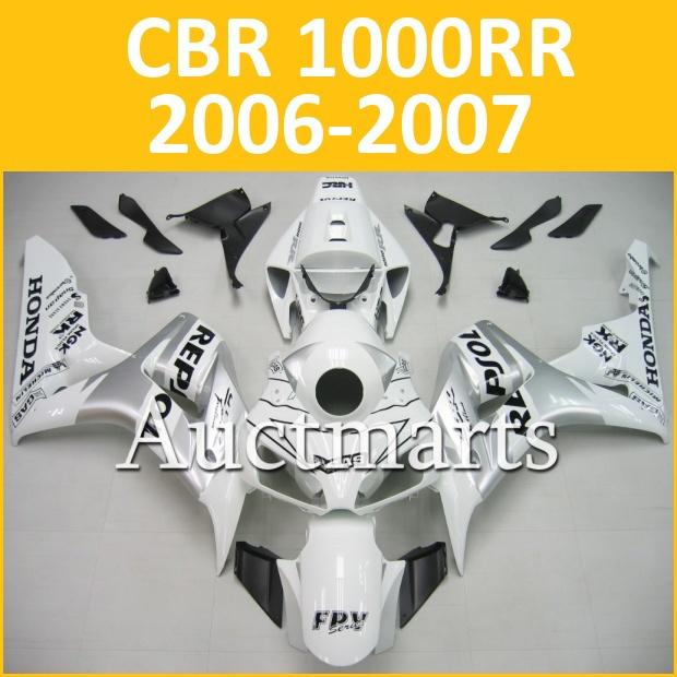 Fit honda 06 07 cbr1000rr cbr 1000 rr 2006 2007 fairing kit abs plastics e29 b12