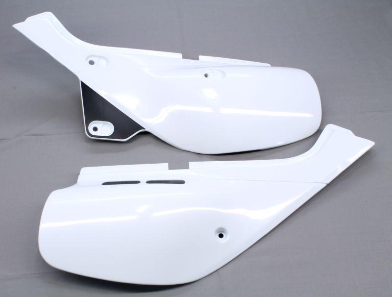 New side cover set 1998-2013 xr650 l (notes) ross white genuine honda oem   #x26