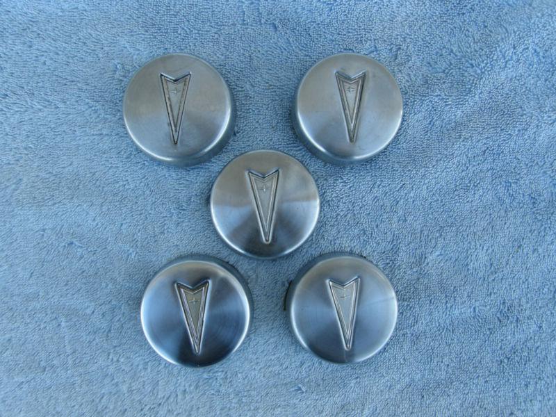 5 pontiac rally wheel center caps firebird gto grand prix trans am free ship 48