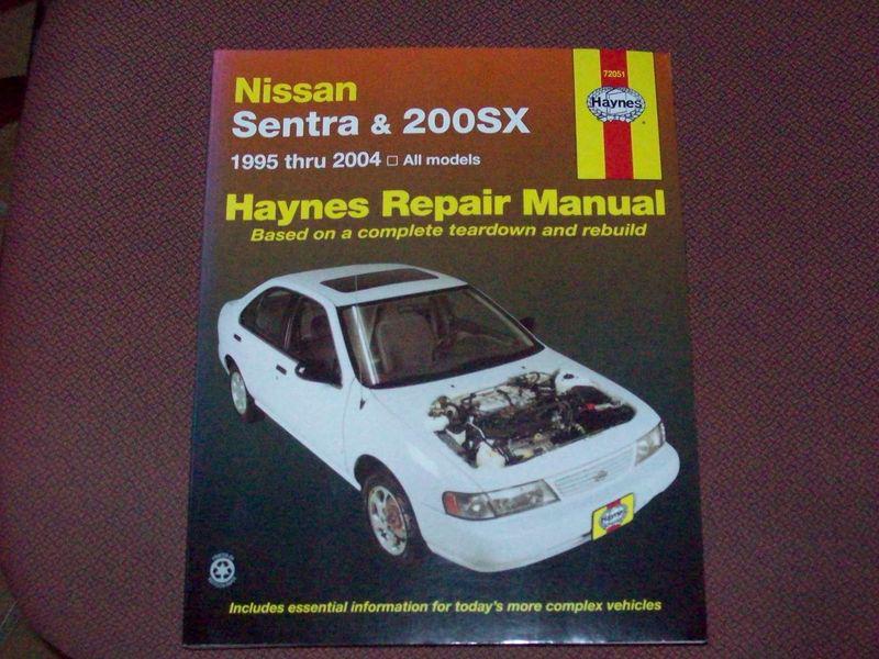 Haynes nissan sentra & 200sx owners repair manual