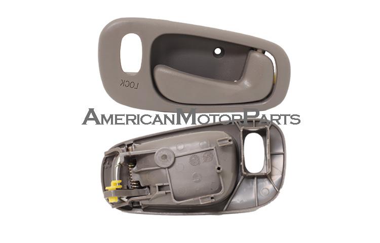 Depo right inside frt/rr deep gray door handle toyota chevy corolla prizm