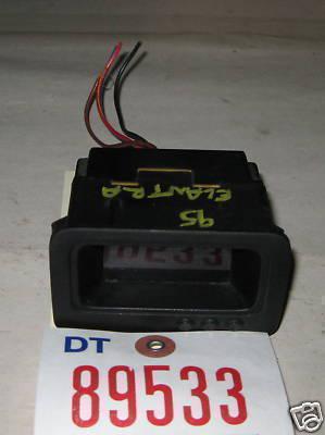 Hyundai 95 elantra interior dash clock black 1995